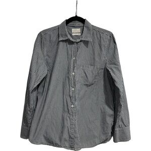 J. Crew Black and White Button Down Shirt Classic Style